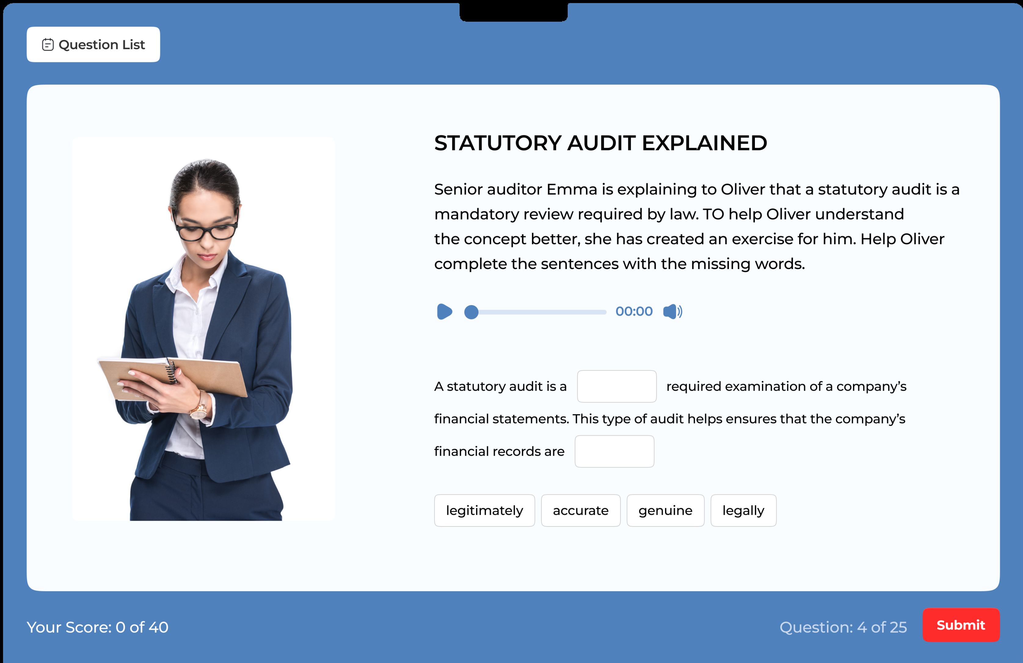AuditPro English:互动课程
